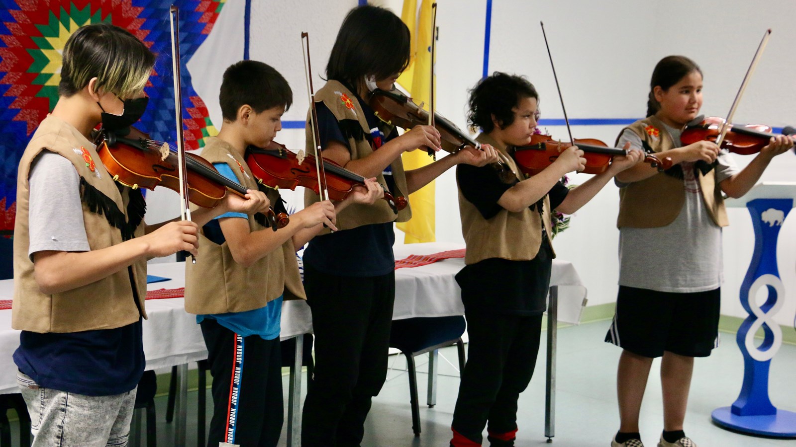 fiddlers from St. Michael Community School